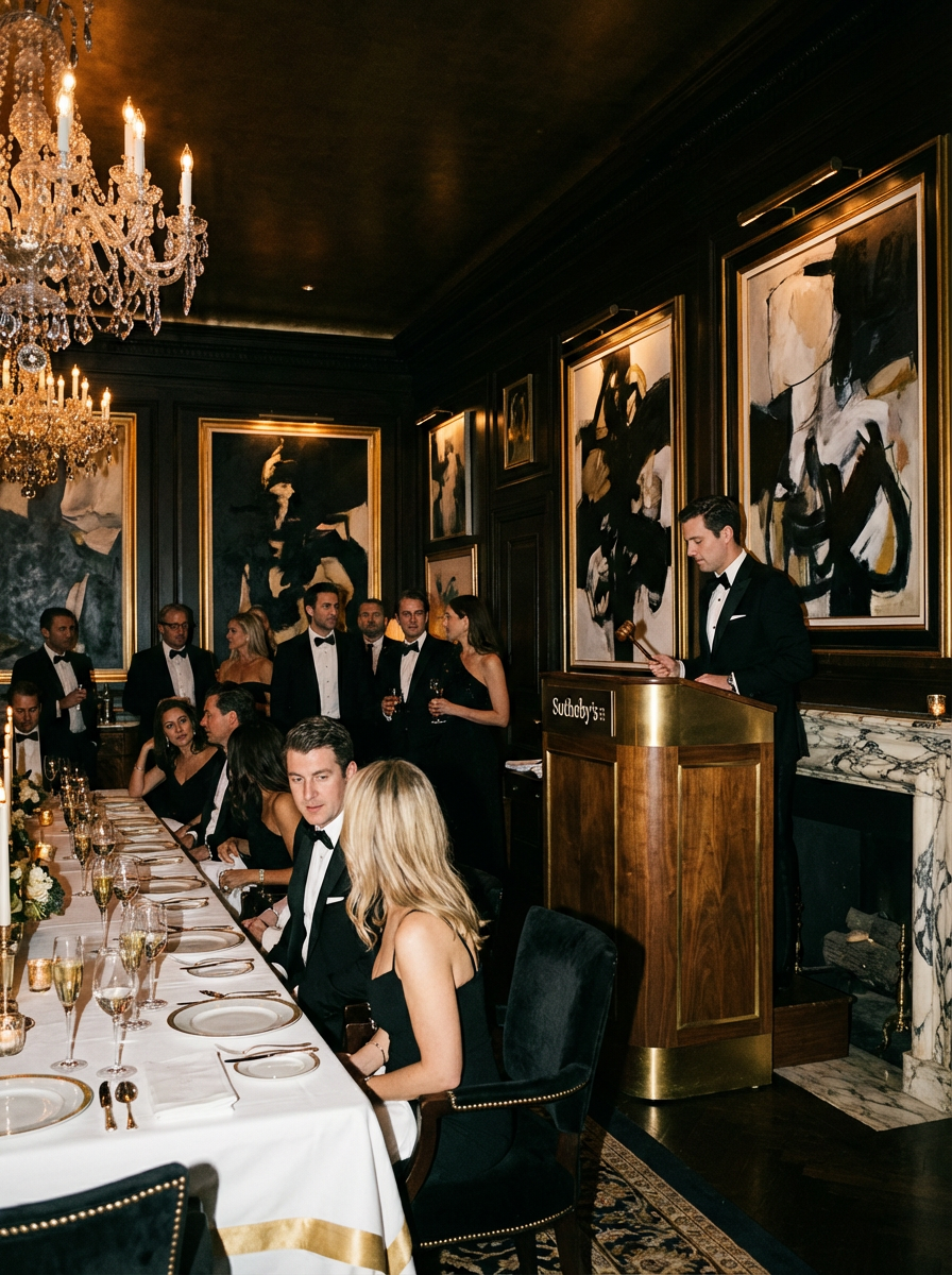 Art Auctions and Dinners